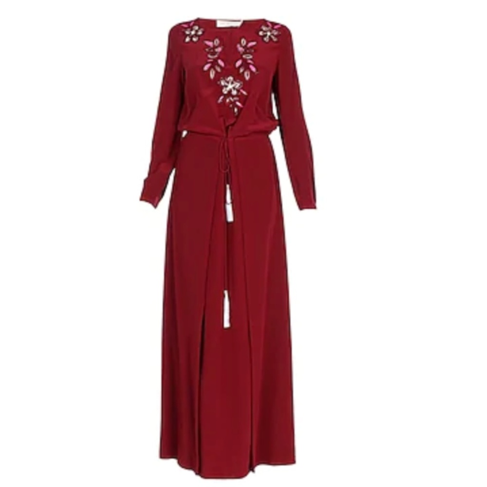 Tory Burch (New) - Maroon long dress silk